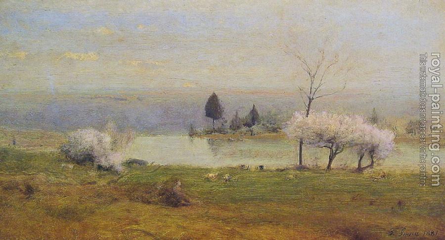 George Inness : Pond at Milton on the Hudson